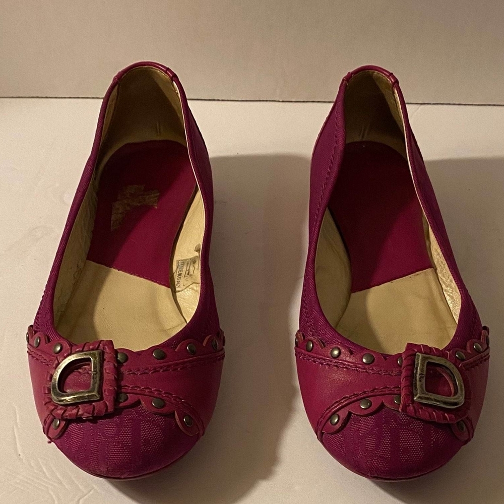 Vintage Dior Magenta Flats